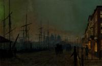 Grimshaw, John Atkinson - Humber Dockside Hull